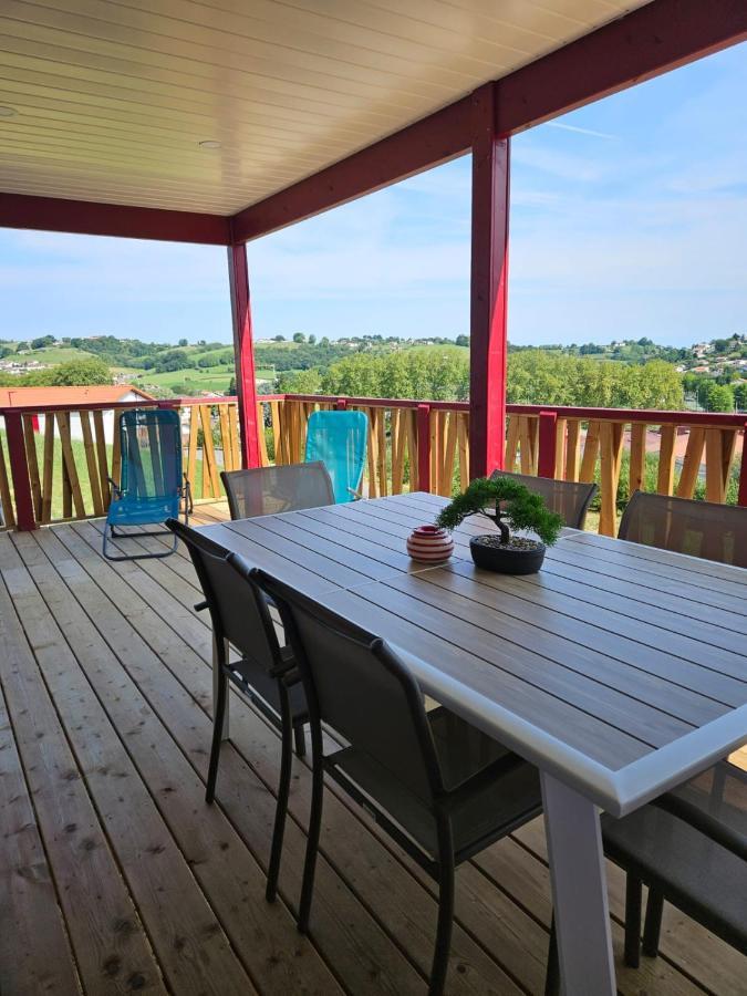Chalet Avec Piscine, Climatisation & Vue De 2 A 6 Personnes - Hasparren - Pays Basque - Chalet Ibaia 外观 照片